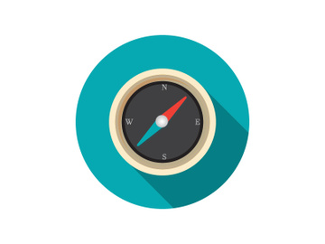 Compass icon illustration design preview picture