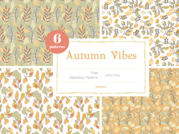 Autumn Vibes Seamless Patterns preview picture
