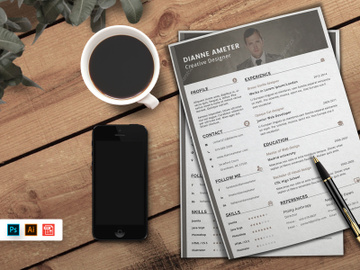 Resume CV Template-15 preview picture