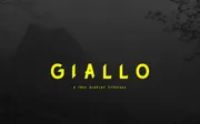 Giallo - A Free Display Typeface
