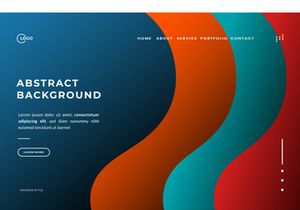 Abstract Background Wave Modern