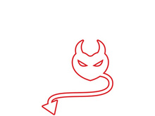 Devil Vector icon design illustration logo Template