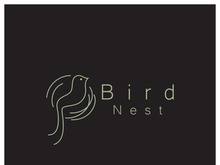 bird nest logo icon illustration design template, for bird farm, bird business, bird house, bird conservation with modern minimalist vector concept