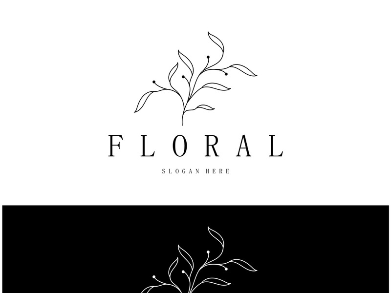 Elegant floral and leaf frame. Delicate botanical vector illustration for labels, spas, corporate identity, and wedding invitations