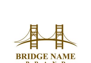 Bridge logo icon design and business symbol template