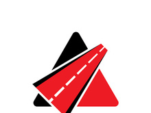 road logo and symbol template vector