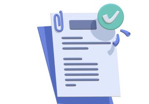 3d Illustration Approved Stamp