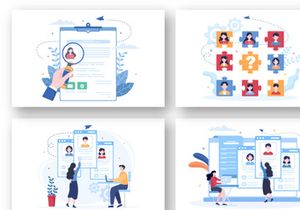 16 Employment Agency Illustration