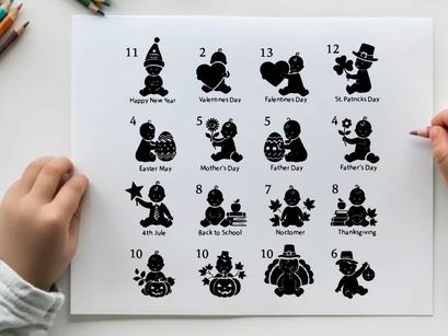 Christmas tree silhouette designs for holiday crafts and decorations silhouette