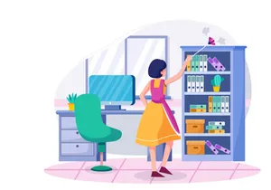 M85_Cleaning service Illustrations