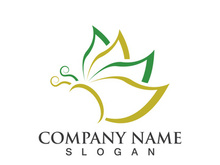 Butterfly logo template symbol vector icon design