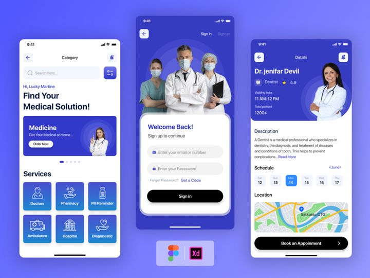 Doctors Appointment App (IOS Kit)