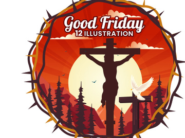 12 Good Friday Illustration preview picture