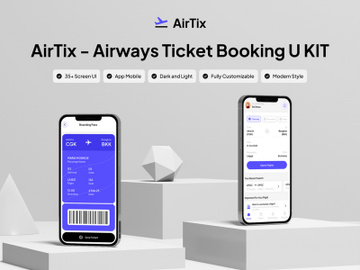 AIRTIX - Airways Ticket Booking UI KIT preview picture