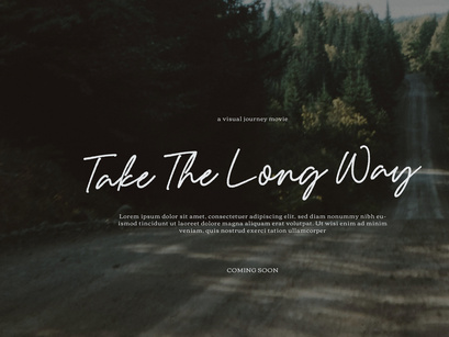 Garden Scrawl | Rough Handwritten