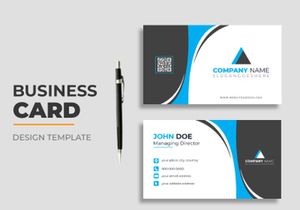 Corporate Business Card Template Design