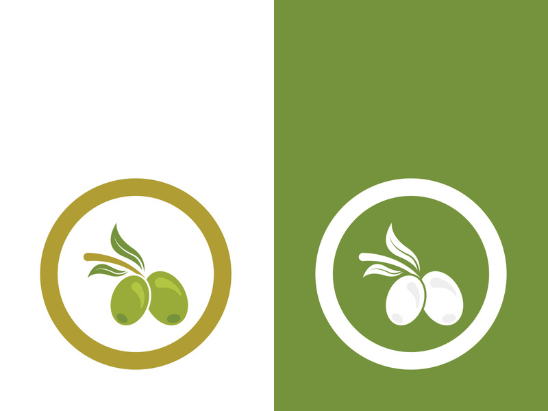 Extra virgin olive oil logo icon design vector illustration