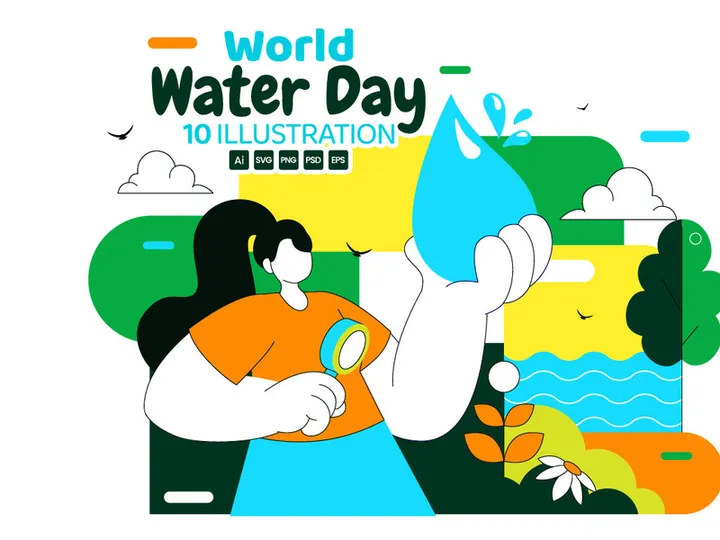 10 World Water Day Illustration