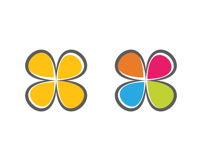 flower vector icon design