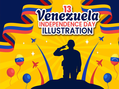 13 Venezuela Independence Day Illustration