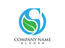 Business corporate S letter logo design vector