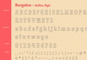 Bungalow - Display Font