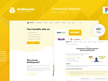 BestDeposits - Corporate Design Template preview picture