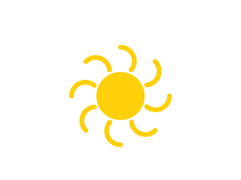 Sun Vector illustration Icon