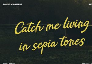 Romanelo Wandering | Retro Script Font