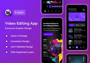 Video Editor App Design