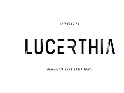 LUCRETHIA - Minimal Sans Serif Font