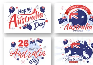 17 Happy Australia Day Illustration