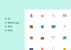 Ecommerce Color Icons