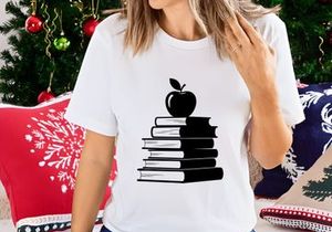 Classic Stack of Books with Apple Symbolizing Education, Knowledge, and Learning. Simple Black and White Vector Illustration for Academic Concepts.