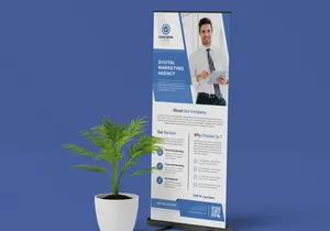 Digital Marketing Roll Up Banner
