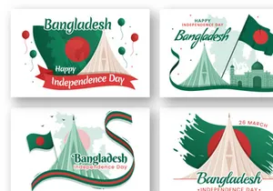 15 Happy Independence Bangladesh Day Illustration