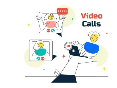 10 Conference Video Call Illustration