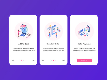 E-Commerce App Onboarding Template preview picture