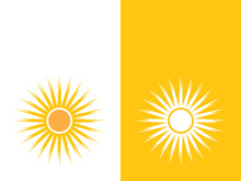 Sun vector illustration icon logo template design