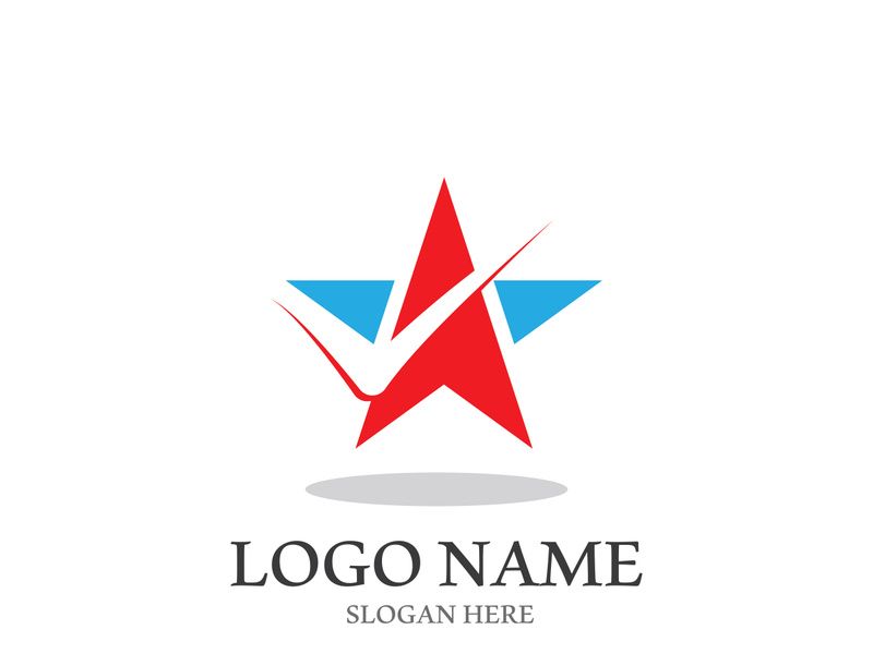 Star icon template vector illustration design
