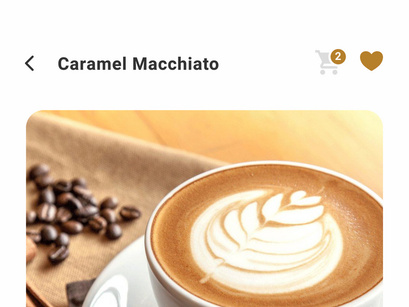 Online Coffee Shop App UI