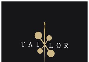 tailor logo icon illustration template combination of buttons for clothes, thread and sewing machine, for clothing product design, convection companies, fashion in vector form