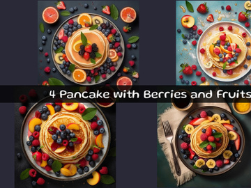 Pancake with Berries and Fruits preview picture