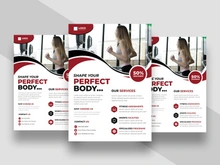 Fitness Gym Promotion Flyer Template Ver-4