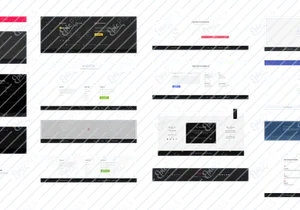 30 Widgets de Rodapé para Web UI Kit Ver-01