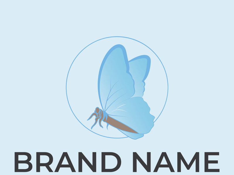 Butterfly logo design