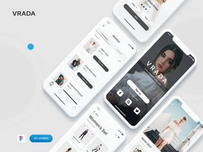 Vrada - Fashion Mobile UI Kit