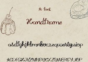 Handframe – Raw Handwritten Display Font