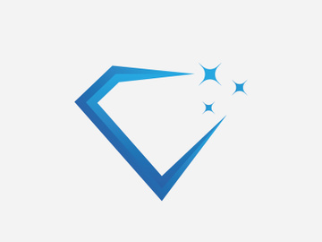Diamond  logo  vector template diamond symbol preview picture
