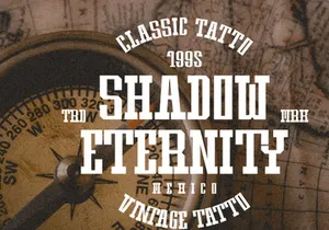 Mountain Vector - Vintage Slab Serif